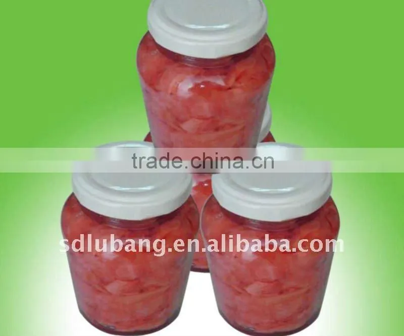 pink pickled sushi ginger manson jar 245g