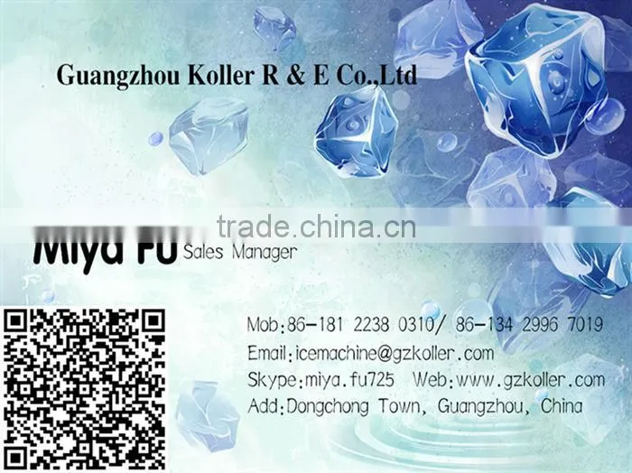 Koller Industrial ice crusher machine with low price 100 tons/day