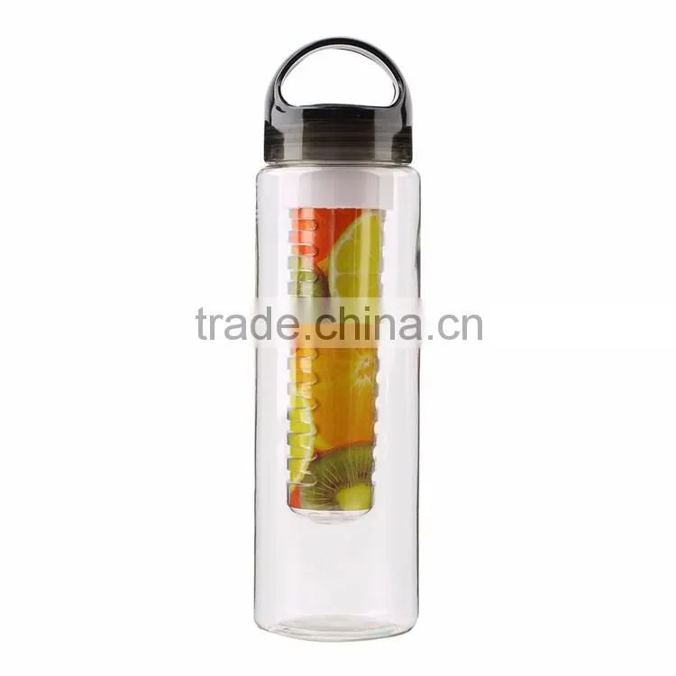Bpa Free New Product 2016 Portable Fruit Infuser Plastic Water Bottle