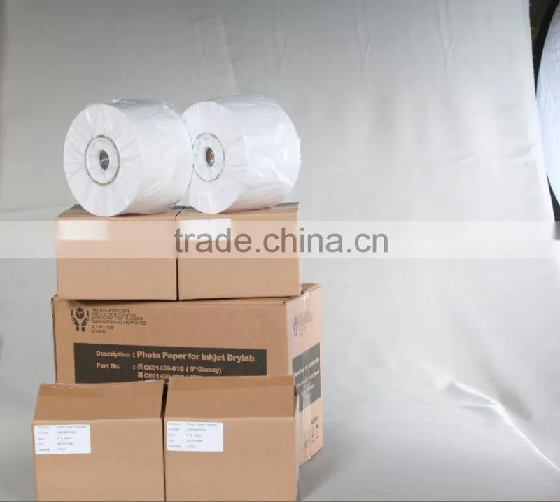 RC Roll Photo Paper waterproof, 240g, 0.203m,0.254mX30.5m,101m