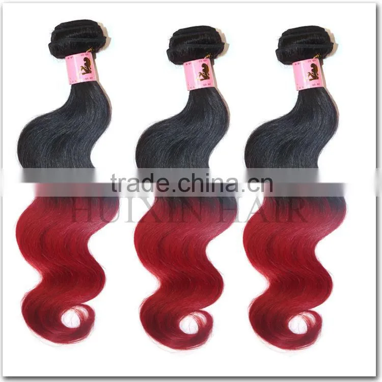 Black & Light Brown Two Tone Human Hair