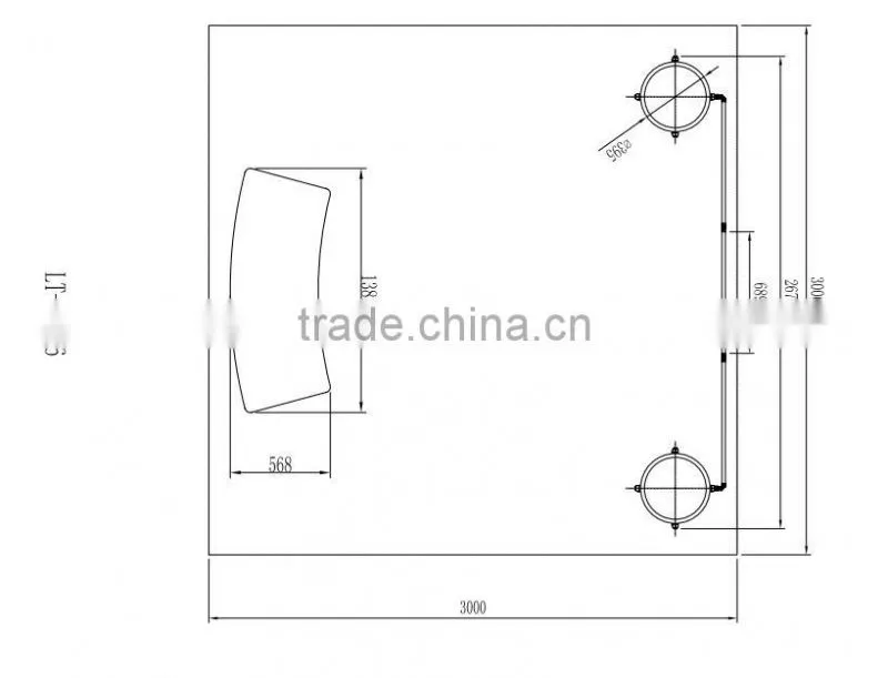 3x3 or 6x3 tradeshow booth for display