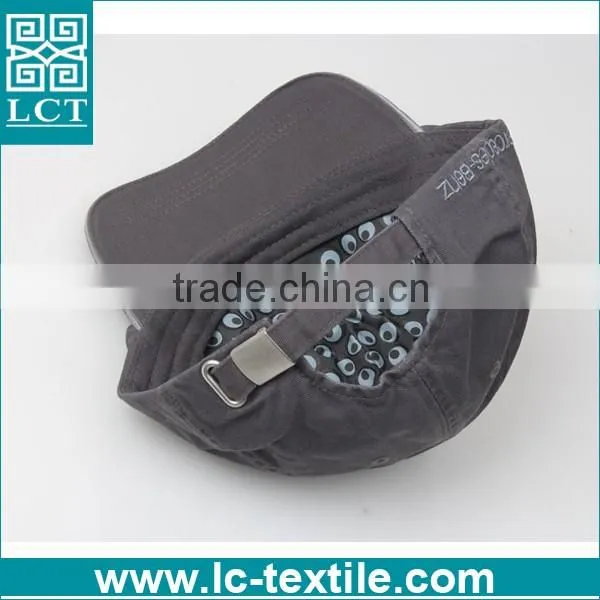 high quality 5 panel heat transfer print vintage corduroy cap LCTN2003