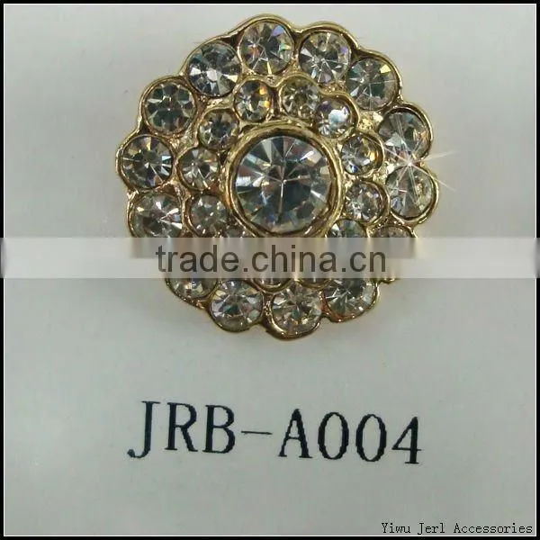 shinning heart shape crystal decorative button/button rhinestone