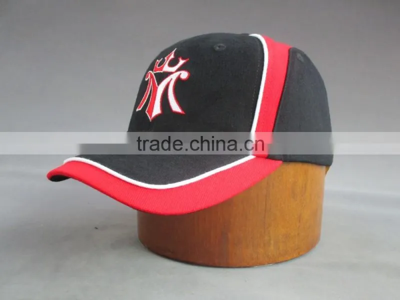 Hi quality flat embroidery 6-panel Cotton twill Baseball Cap