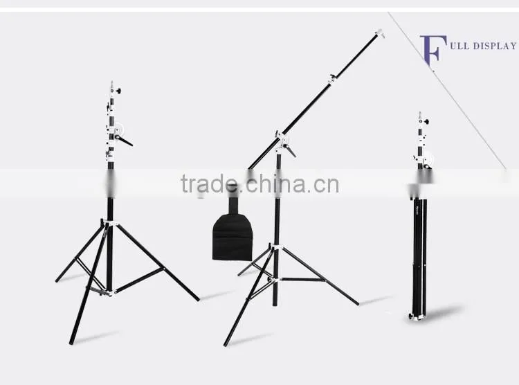 Factory supply multi-function heavy duty studio light stand with air-cushion