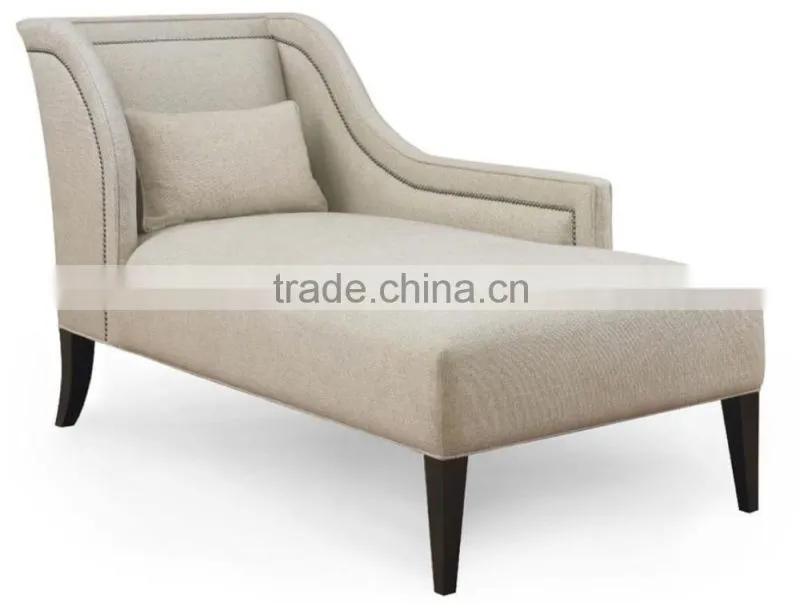 modern ethiopian furniture solid wood leg white fabric covered bedroom lounge chair