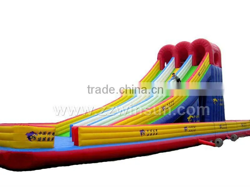CE certificates hot-selling lake inflatable water slides