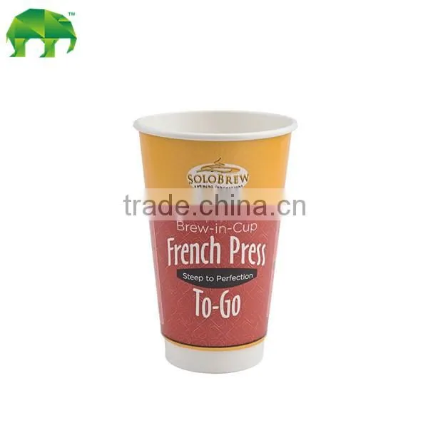 Custom Logo Printed Single Wall, Double Wall, Ripple Wall Paper Cupsprinted paper cup