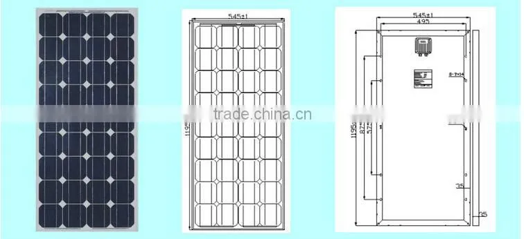 High Efficiency & Full Certificate 40W Polycrystalline Solar Panels