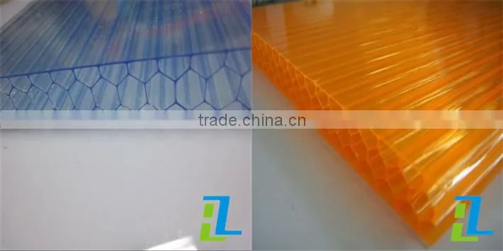 pc hollow polycarbonate sheets for one stop gardens greenhouse parts