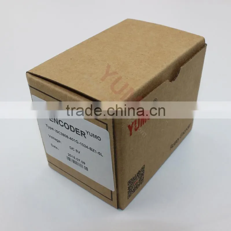 YUMO ISC3806 1024PPR 5V CNC system Solid shaft encoder optical price incremental rotary encoder
