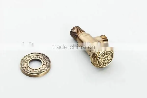 deltar antique brass angle valve, angle valve for toliet