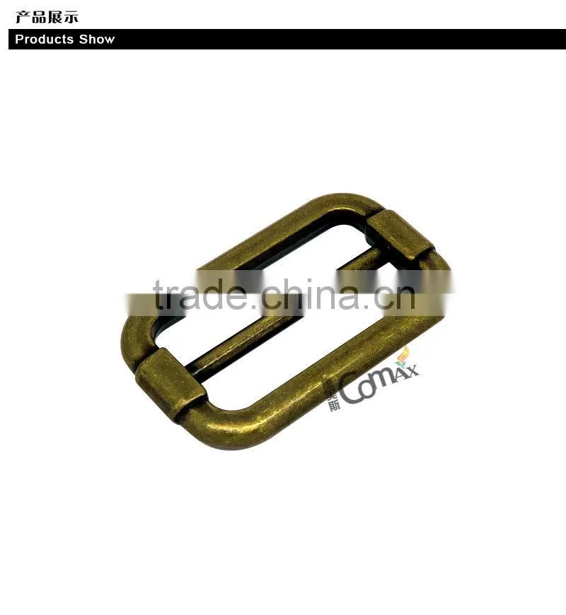 Antique Brass Tri-glide Metal Buckle For Bags