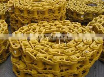 Pc100-3 Excavator Track Chain, Pc100-3 track link, PC100-3 track link assy, 202-32-00131
