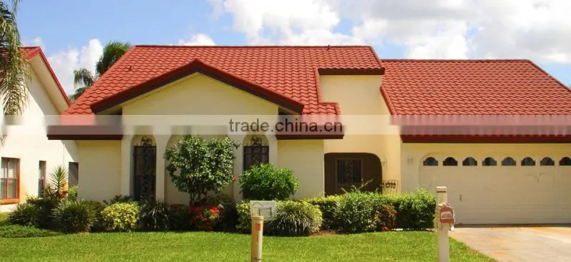Colorful classic metal roofing sheet,stone coated steel roof tiles with high quality