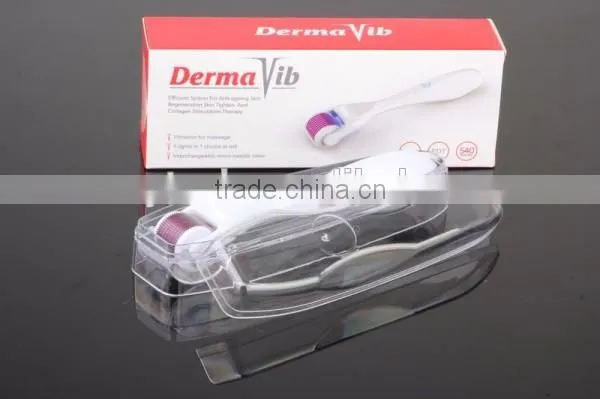 540 dermaroller factroy directly titanium LED vibrator derma roller DNS70