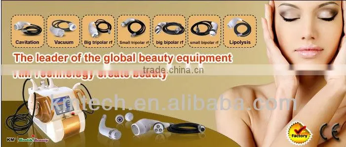 2013 Free shipping 7 in 1 ultrasonic liposuction cavitation slimming beauty machine