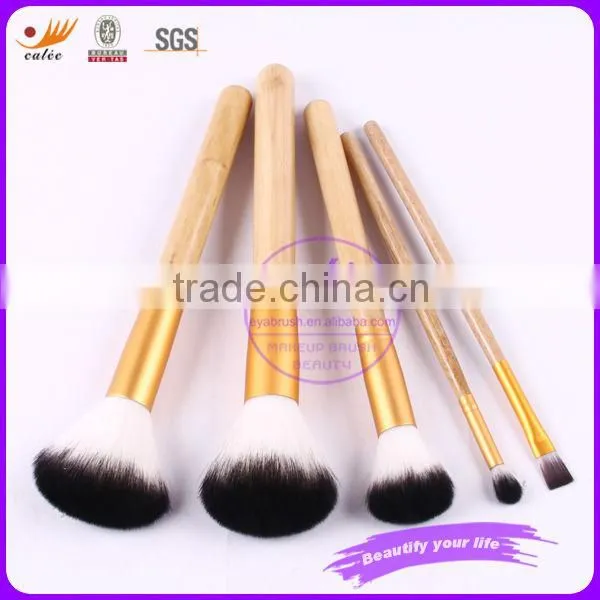 EYA 5pcs nylon hair makeup brush set