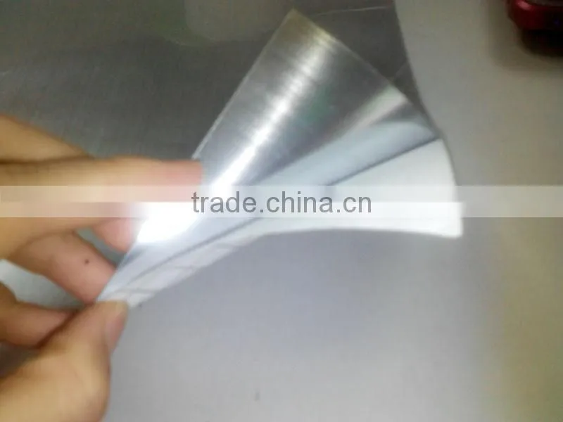 metallized Self adhesive cold laminated film for decoration