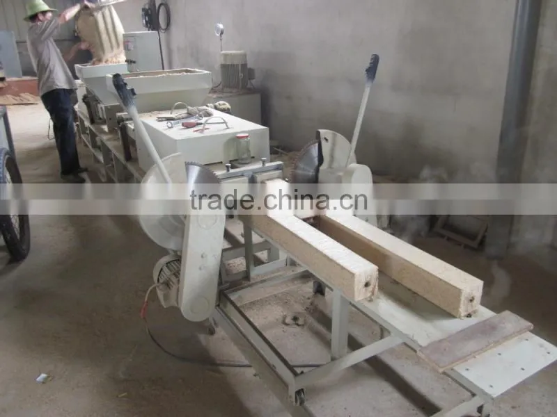 Best price wood sawdust block press machine/wood sawdust block making machine