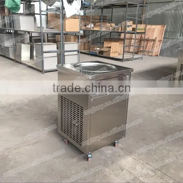 Newest Frozen Snack Equipment Thainland Fried Ice Cream Machine