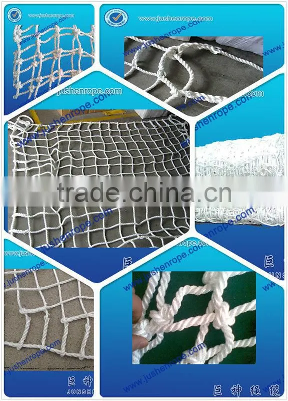 Cheap nylon rope nets for mairne use /safety netting for children