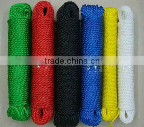 natural color changing twisted rope 3-48mm 3-strand or 4-strand for sale