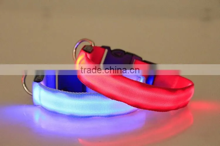 Fashion lighting up cat collars, puppy collars