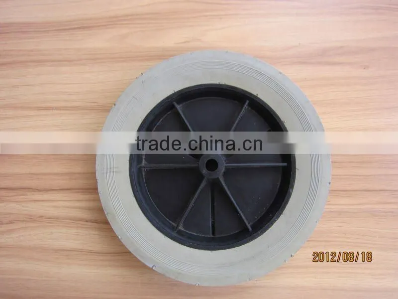stroller sand wheels with flat free semi-pneumatic wheel 10X1.75
