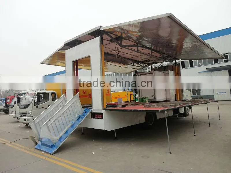 forland 4x2 Mobile led screen truck, stage truck
