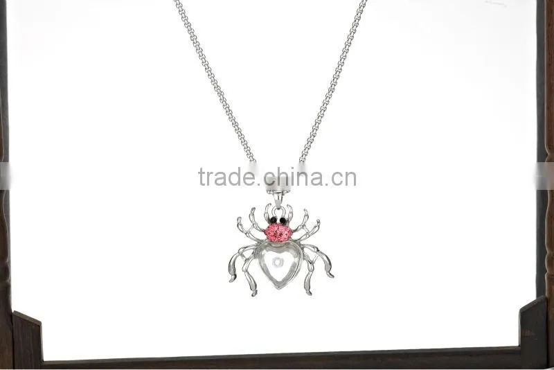 Spider Shape Jewelry Pendant Glass Perfume bottle jewelry