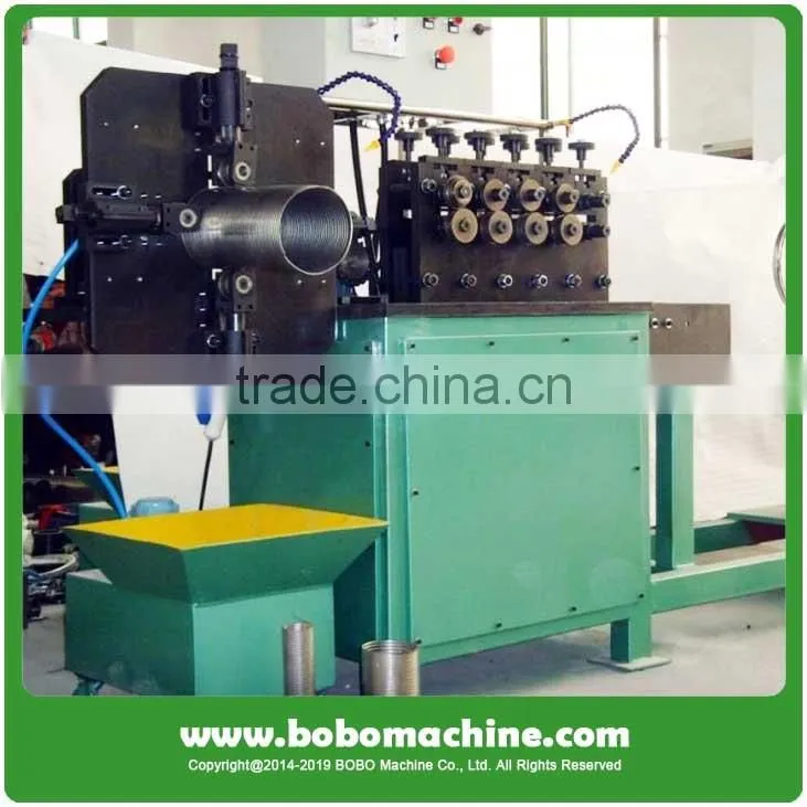 Interlock flexible conduit machine
