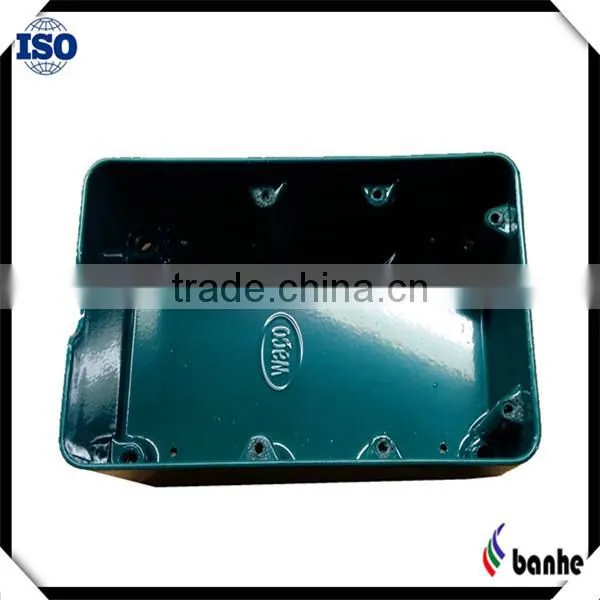 Painted electric meter box cover for construction