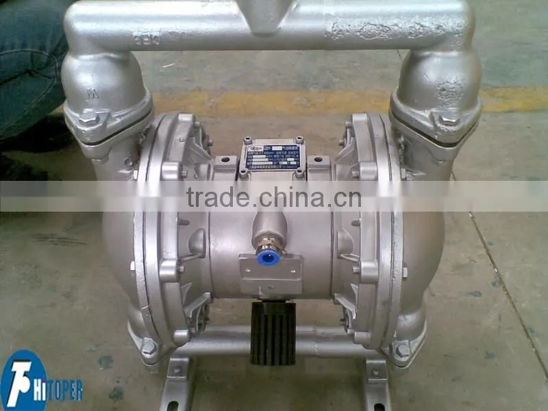 Air operated double diaphragm pump intannery wastewater treatment