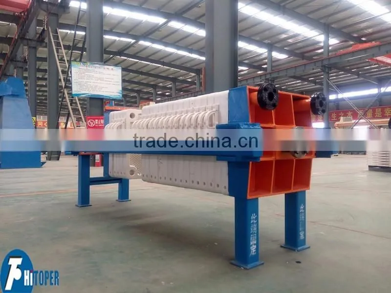 Strength polypropylene filter press, acid sludge used filter press