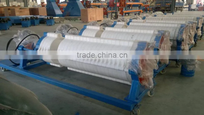 Filtering and purifying treatment system ,round cotton cake filter press