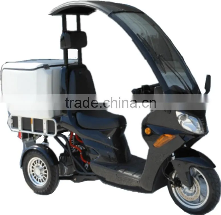 60V 38Ah LITHIUM battery 2.2KW electric roof trike scooter for delivery (TKE-M2200-D)