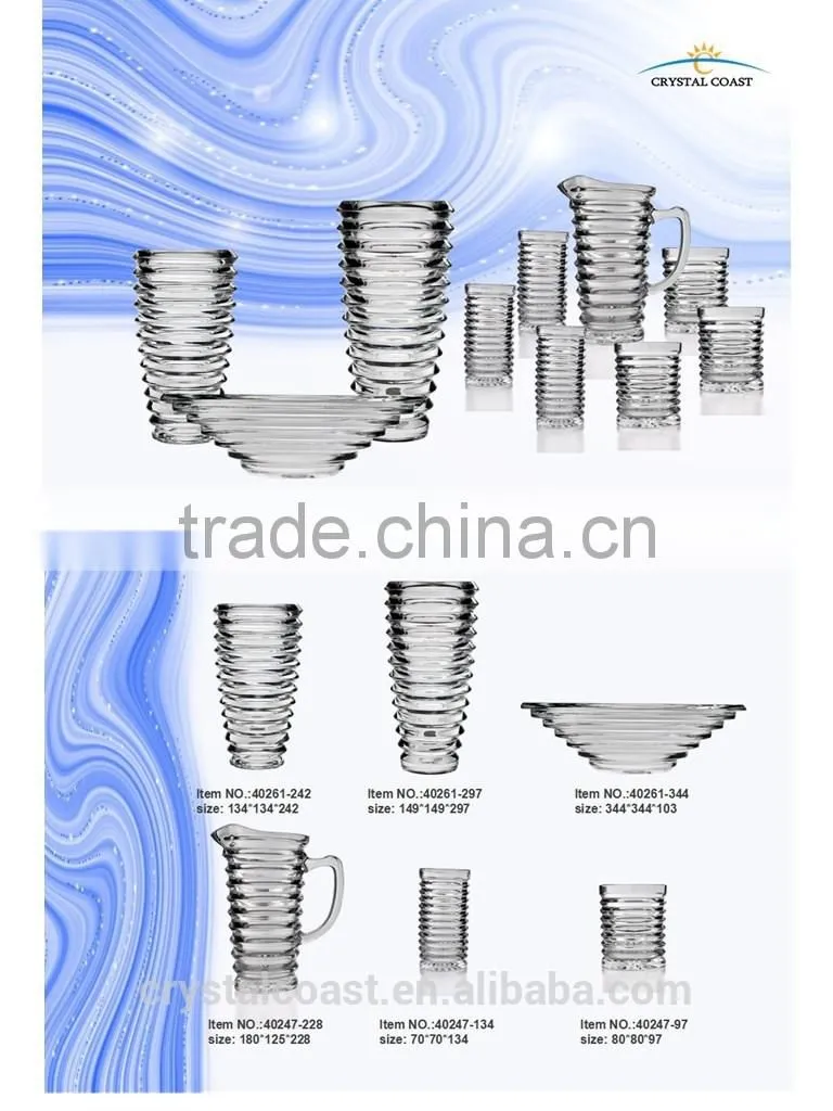 wholesale large glass beer mug & beer jar sets
