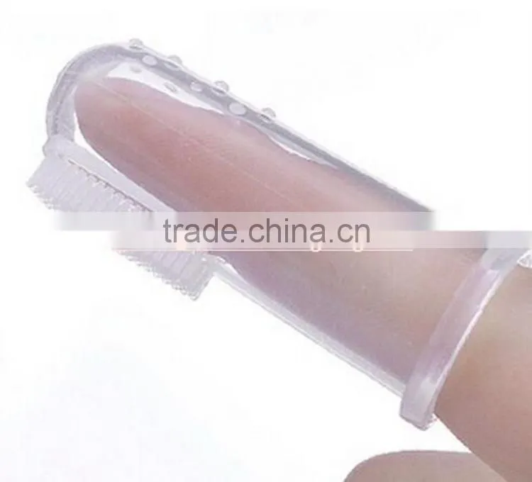 custom toothbrush with FDA approved silicone baby tooth brush