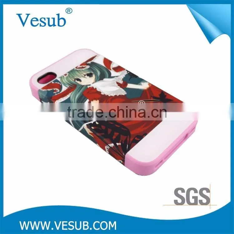 Vesub Imports Eco Quality Pu Textile Raw Materials Personalized 3d Sublimation Case