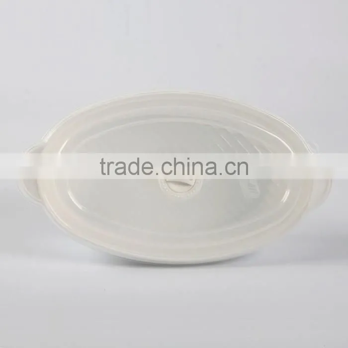 Microwave Plastic Oval Crisper