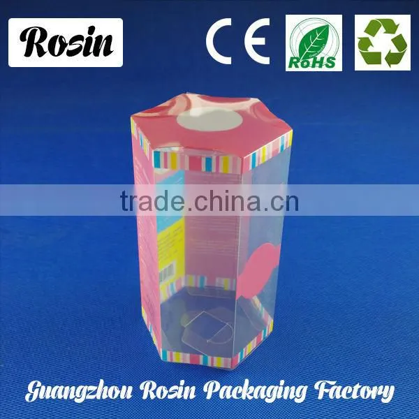 custom clear gift box , PVC junction box , Plastic packaging pvc clear box