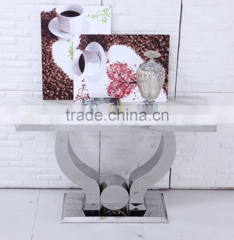 marble top side table sofa table living room furniture