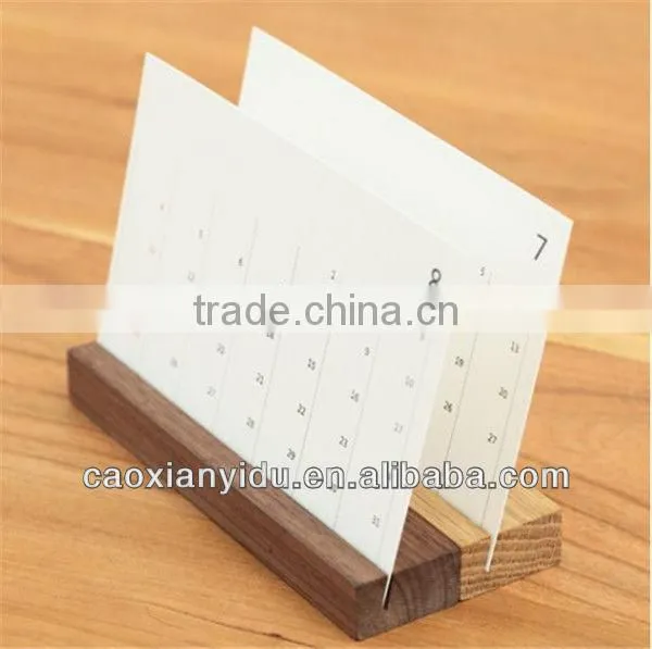 Pine Wooden Stationery Holder Creative Decoration on Desk Leaflets and Handouts Holder