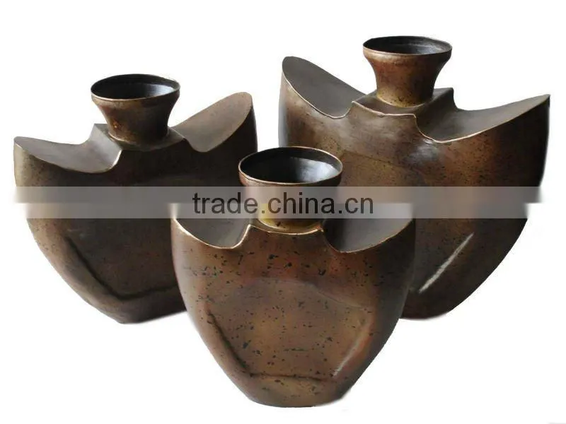 Wooden Flower Vases
