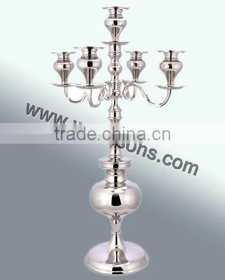 Candle holders nickel plated candelabras sale