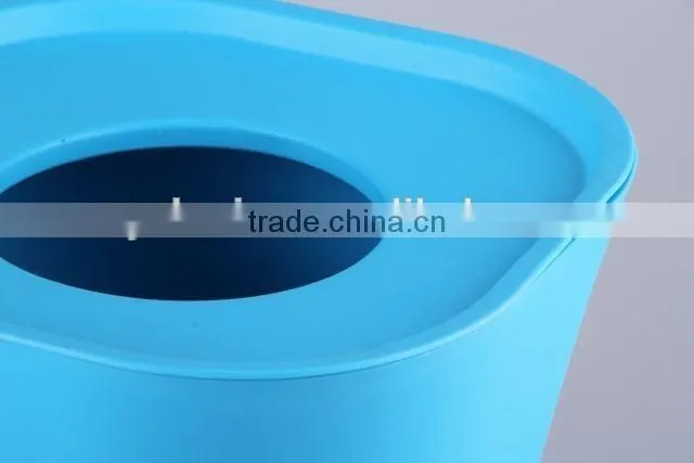 Plastic Trash Can Household Garbage Can/Rubbish Bin