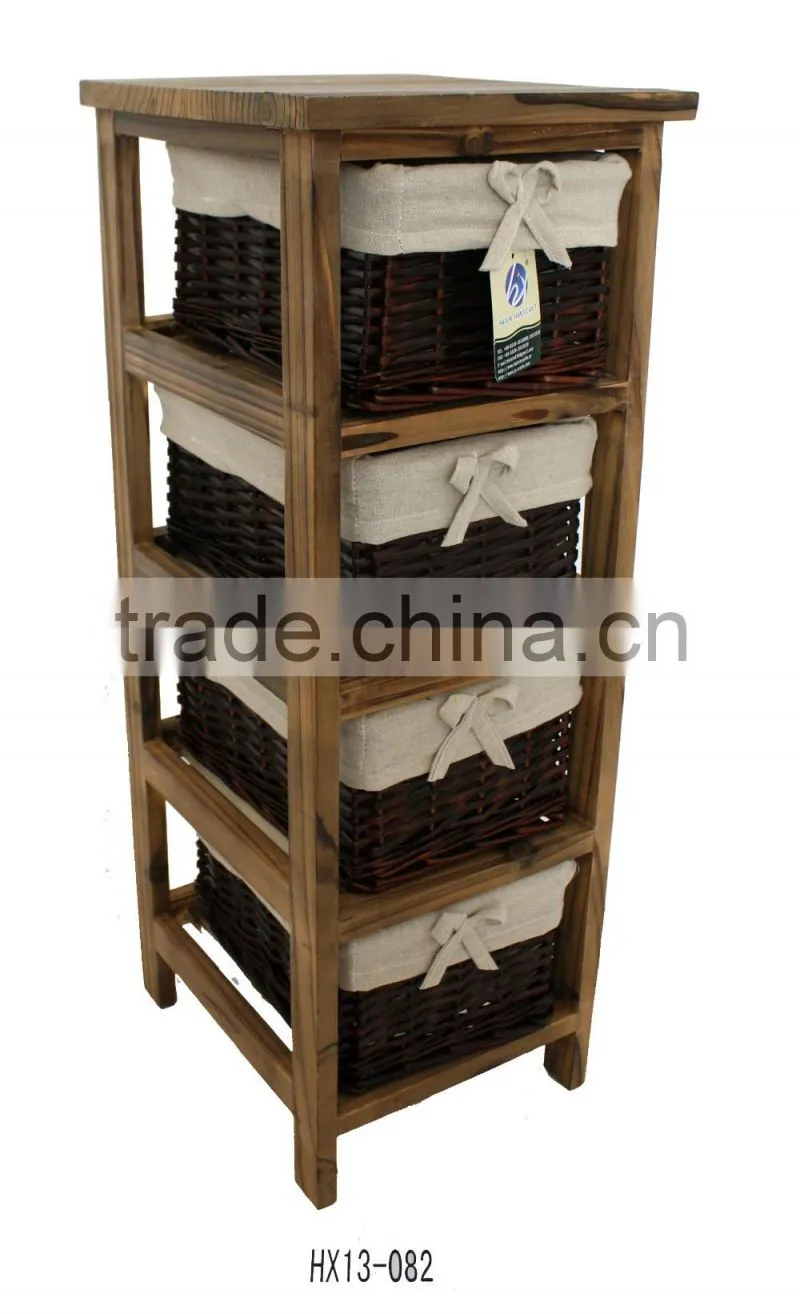 living room cabinet with woven basket wicker basket cabinet