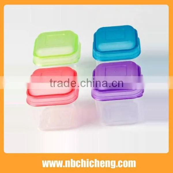 4PCS Small Plastic Storage Box with Lid